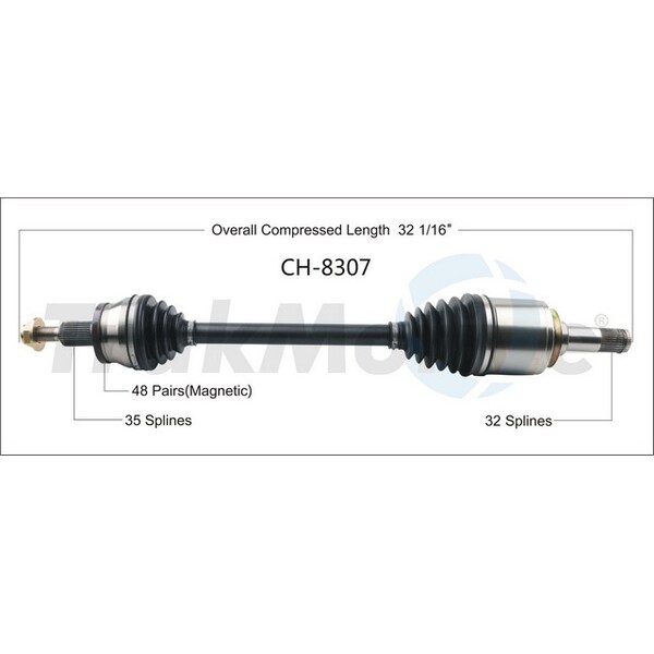 Surtrack Axle Cv Axle Shaft, Ch-8307 CH-8307 - main